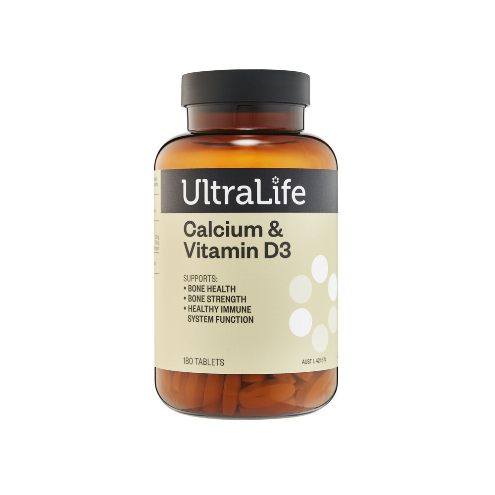 Ultralife Calcium + Vitamin D3 | 180 pack