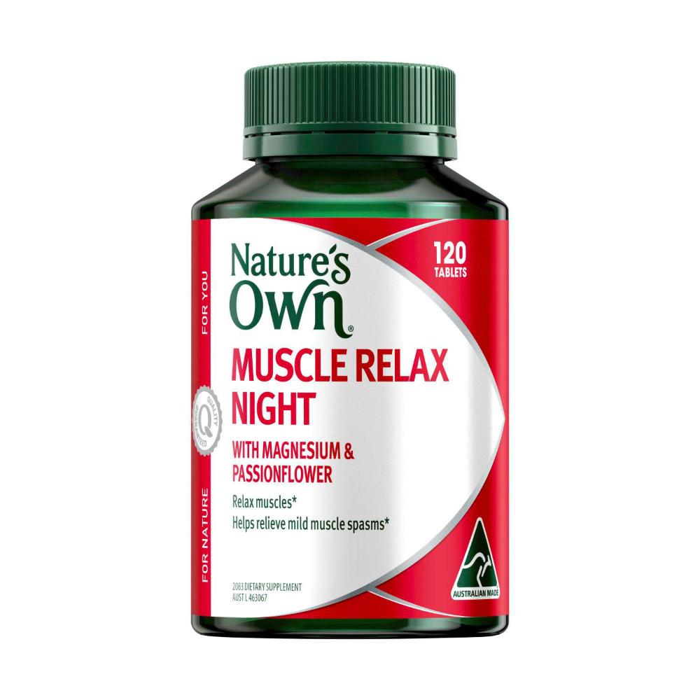 Natures Own Magnesium Night Muscle Recovery | 120 Pack