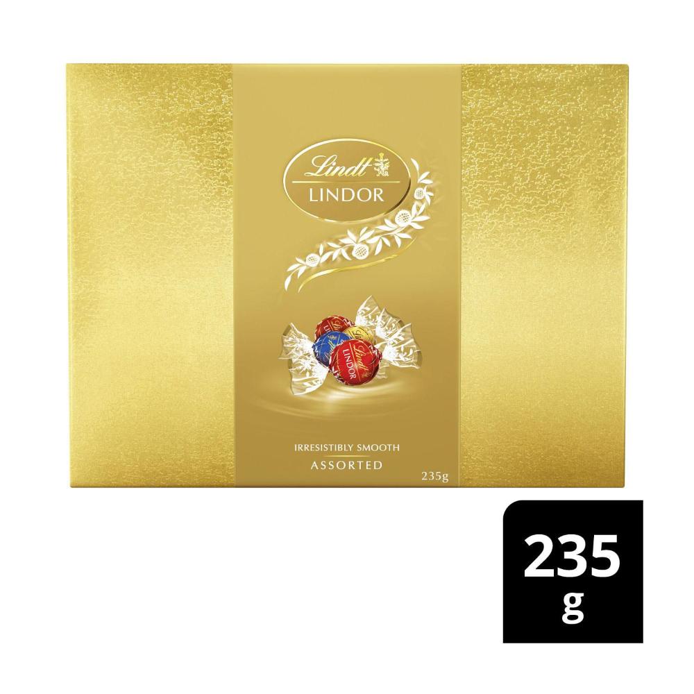Lindt Lindor Assorted Chocolate Balls Gift Box | 235g