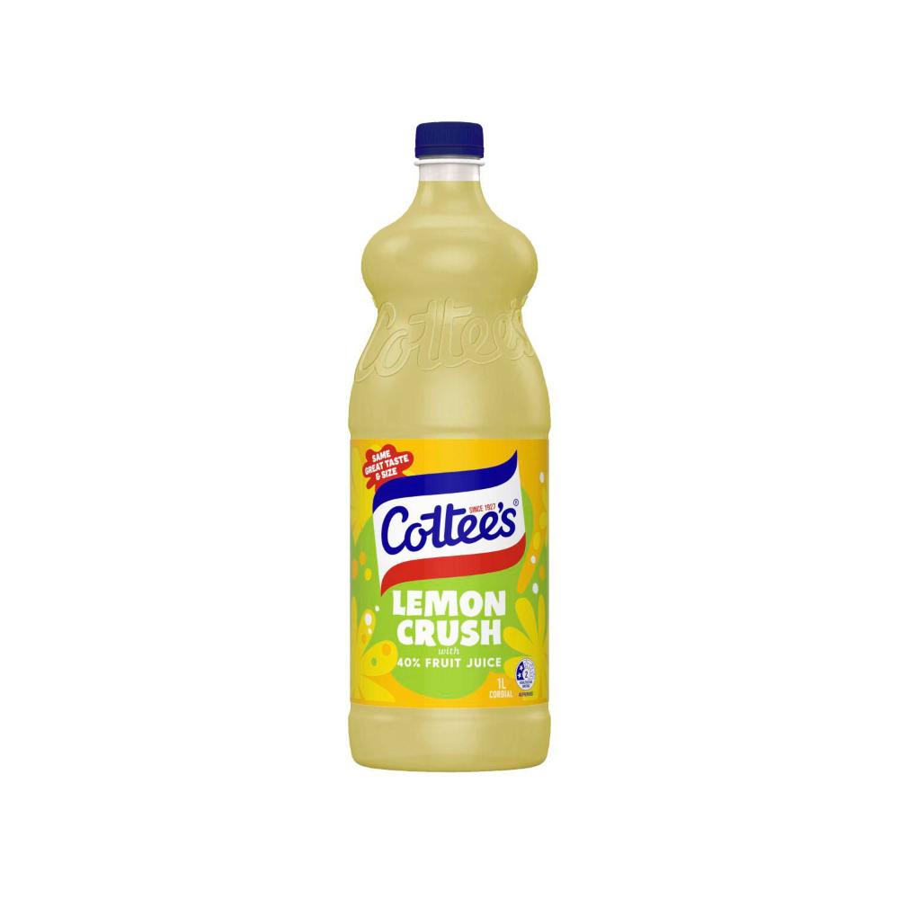 Cottee's Cordial Lemon Crush | 1L