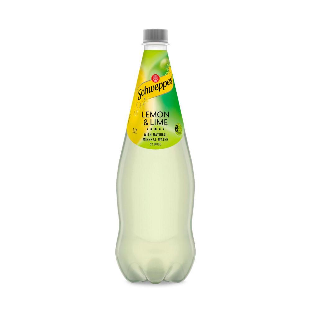 Schweppes Lemon Lime Natural Mineral Water Bottle | 1.1L