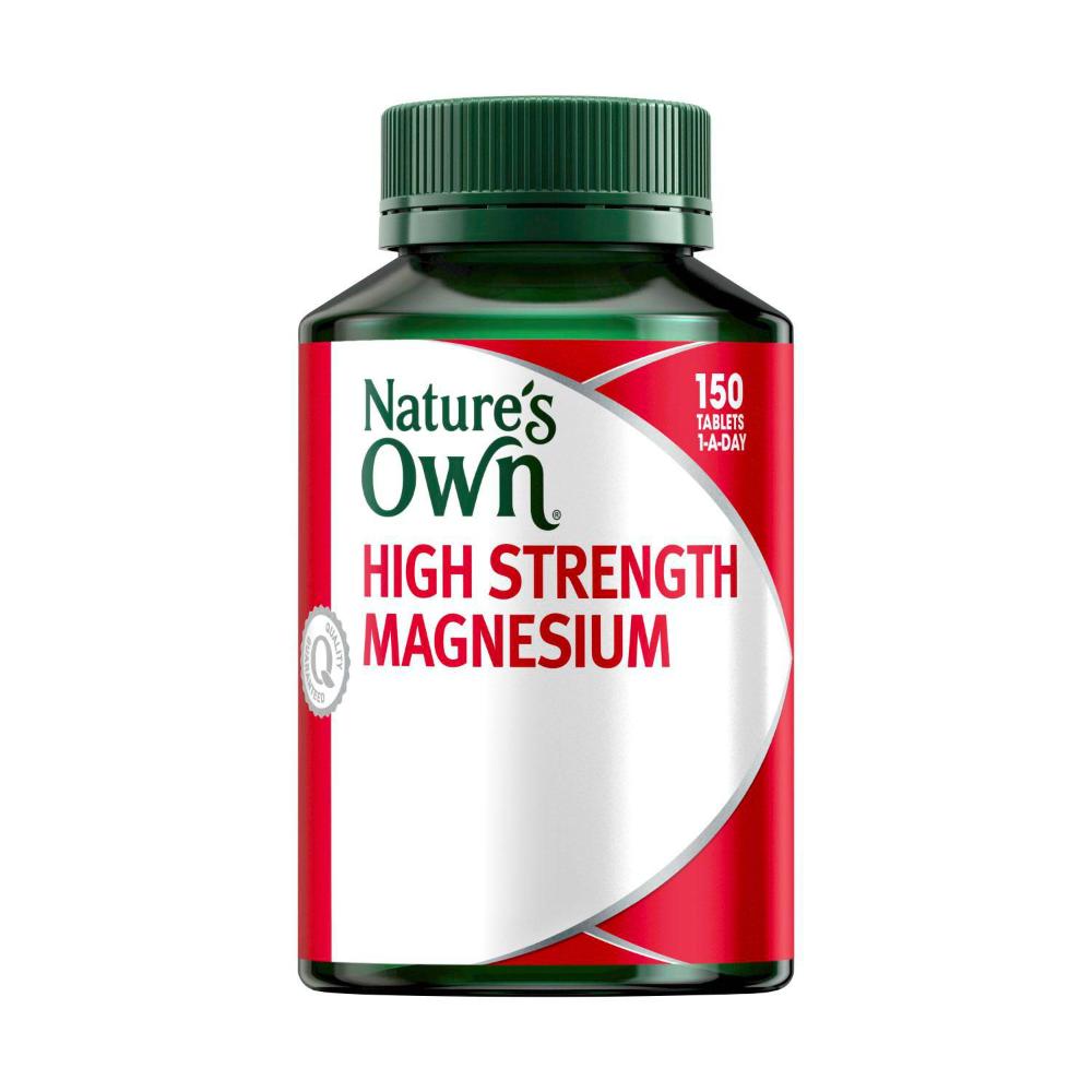 Nature's Own High Strength Magnesium Muscle Health Capsules | 150 pack