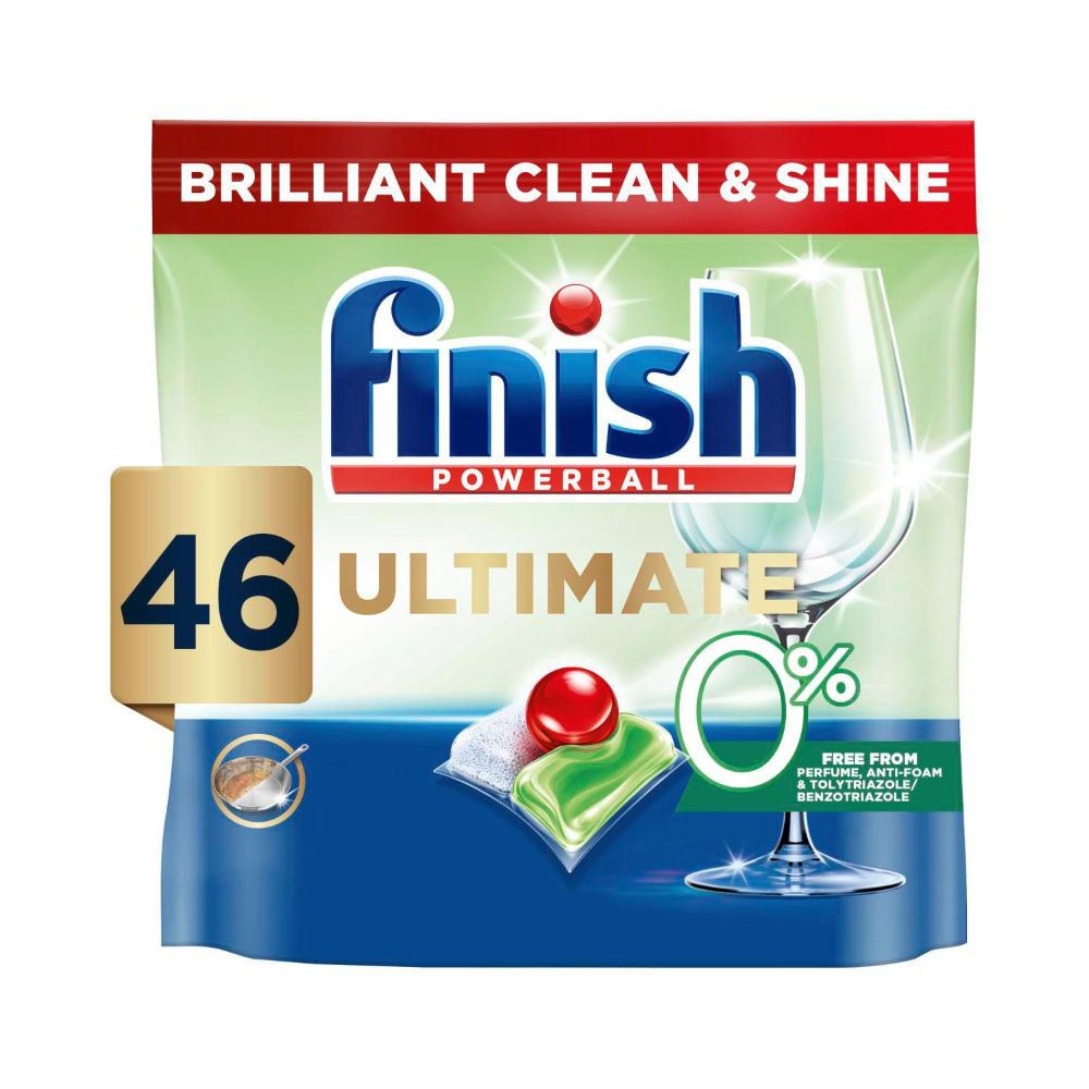 Finish Ultimate 0% Dishwashing Tablets Regular | 46 pack