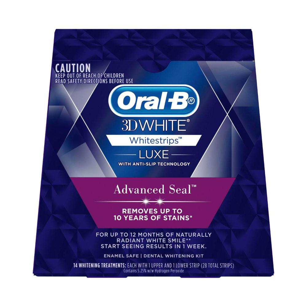 Oral B 3d White Advanced Seal Whitening Strips | 14 Pack