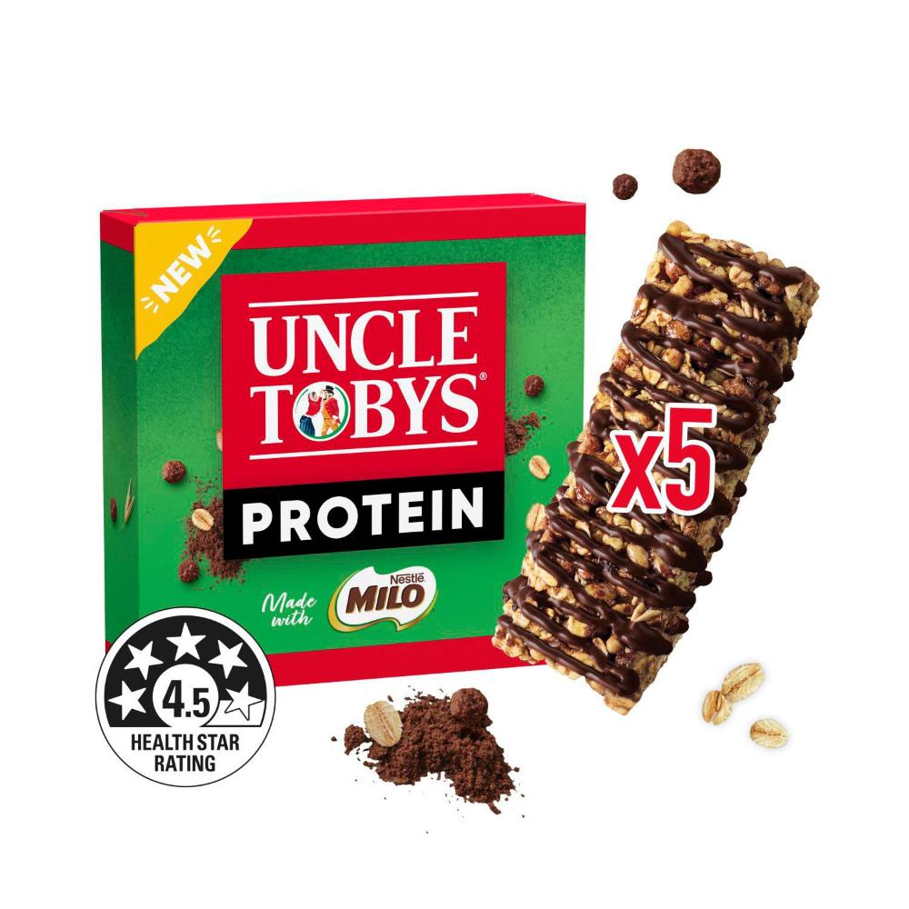 Uncle Tobys Muesli Bar Protein Milo | 175g