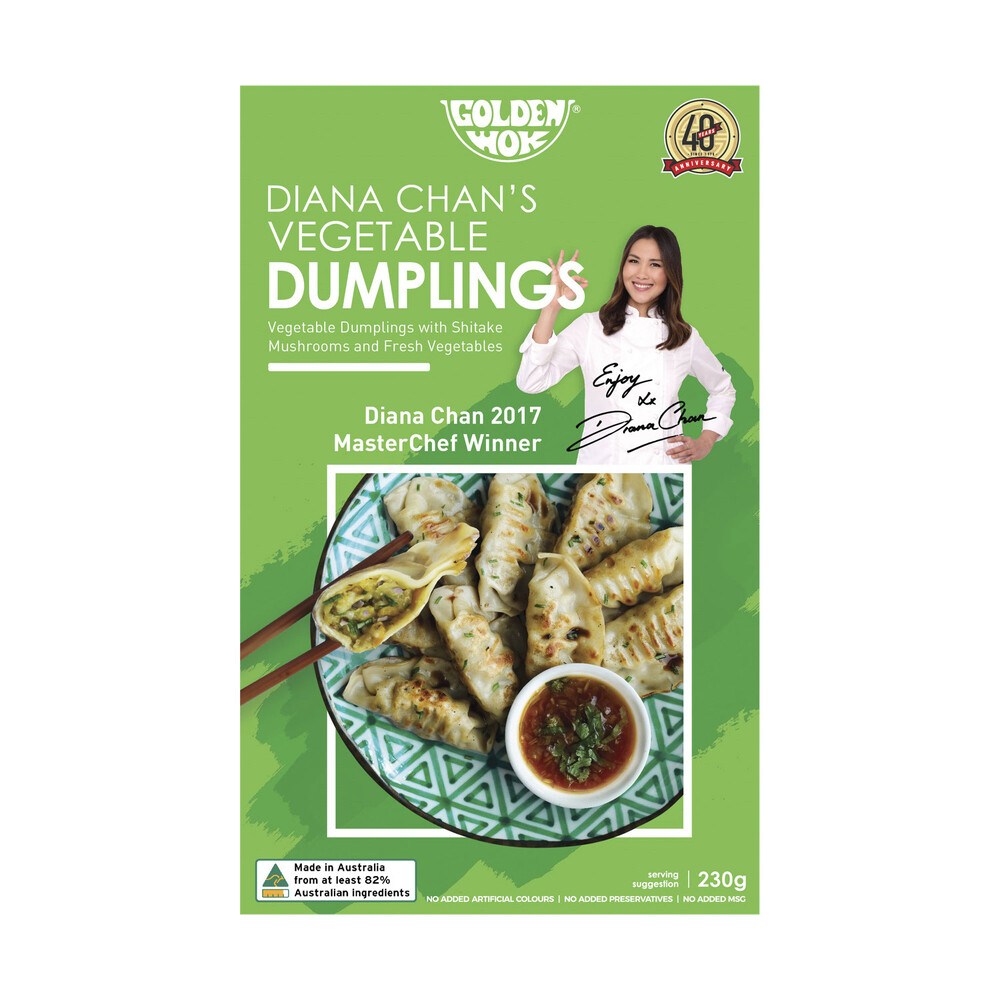 Golden Wok Diana Chan's Vegetable Dumplings | 230g