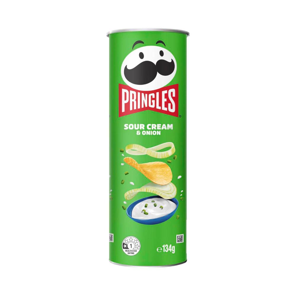 Pringles Potato Chips Sour Cream & Onion | 134g