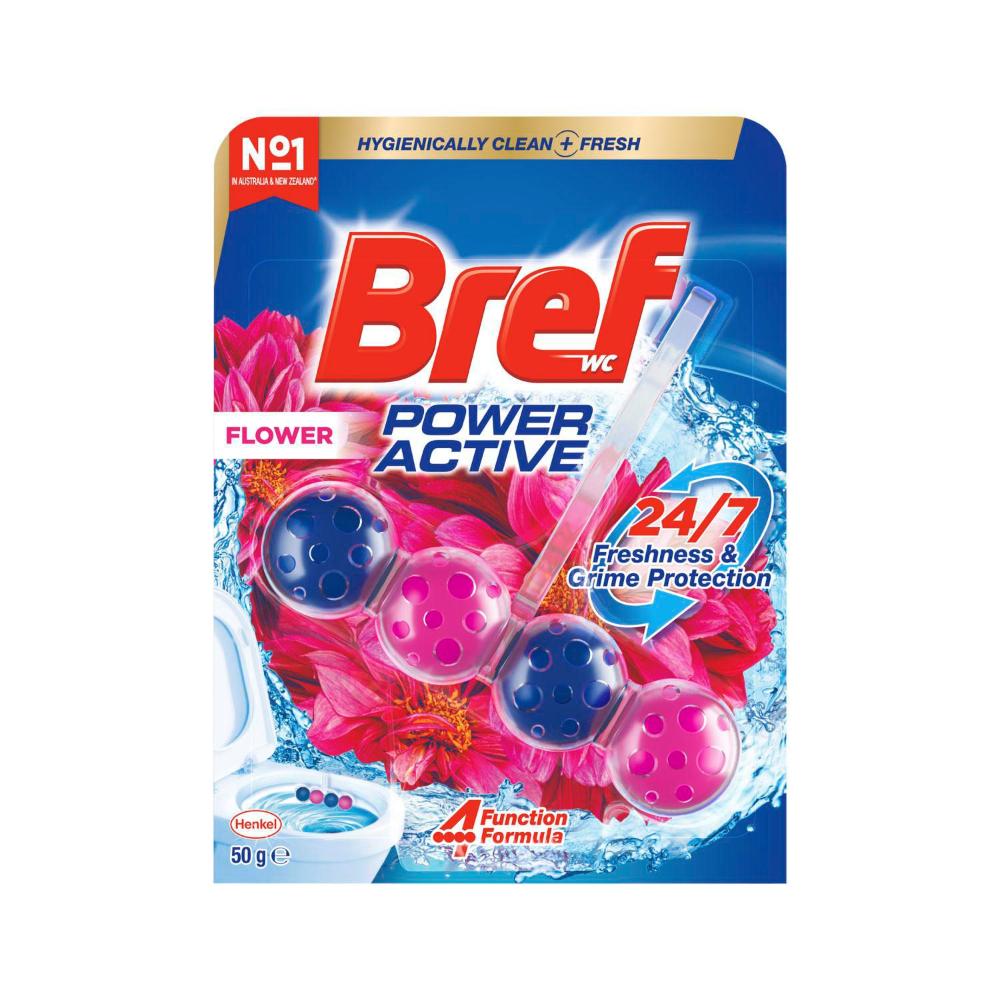 Bref Power Active Rim Block Flower Toilet Cleaner | 50g