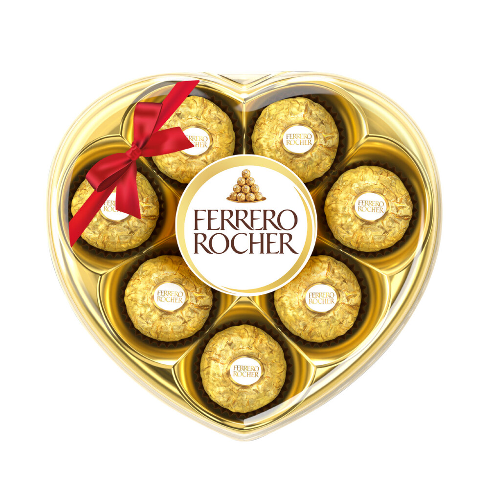 Ferrero Rocher Heart Chocolate Gift Box 8 Pieces | 100g