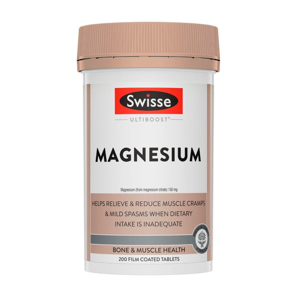 Swisse Ultiboost Magnesium Tablets | 200 pack