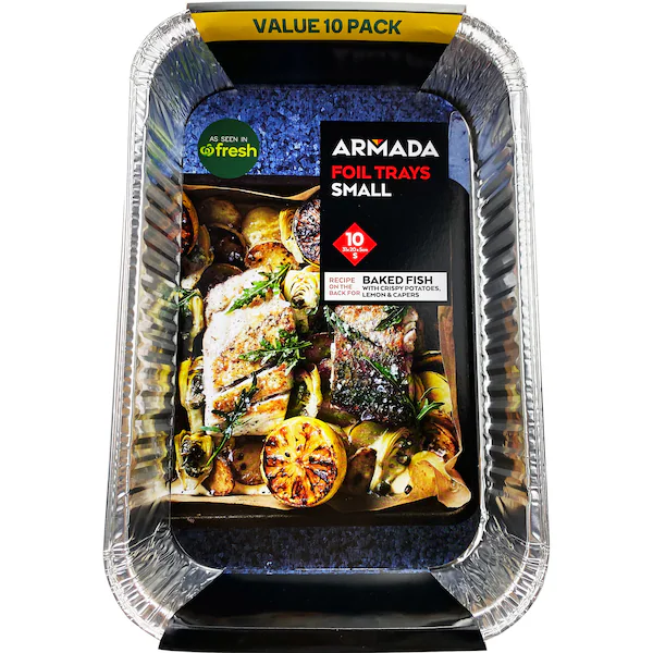 Armada BBQ Foil Trays Small 10 pack