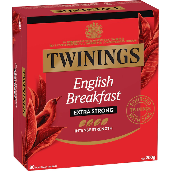 Twinings English Breakfast Extra Strong Tea Bags 80 pack