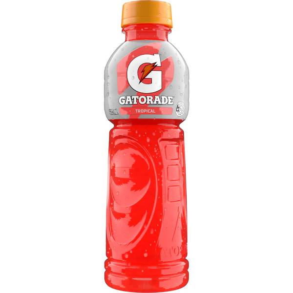 Gatorade Sports Drinks Tropical Electrolyte Hydration Bottle 600mL