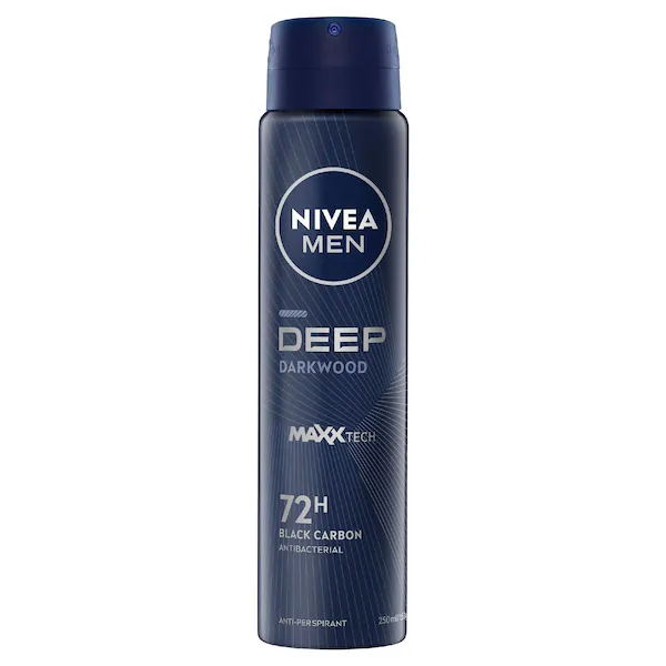 Nivea Men Deep Darkwood Antiperspirant Deodorant 250mL