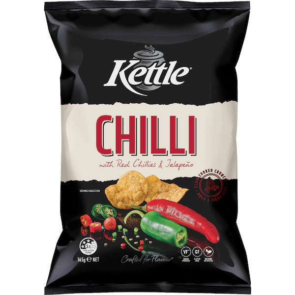Kettle Potato Chips Chilli 165g