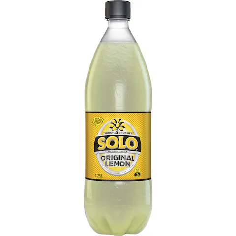 Solo Thirst Crusher Original Lemon Soft Drink Bottle 1.25L