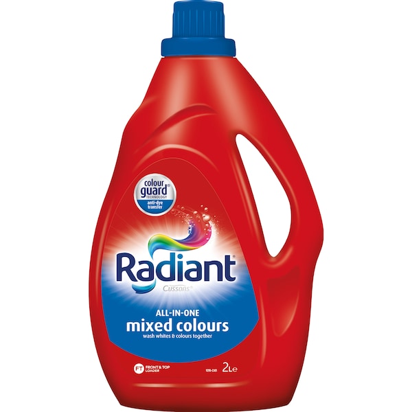 Radiant Mixed Colours Laundry Liquid Detergent 2L