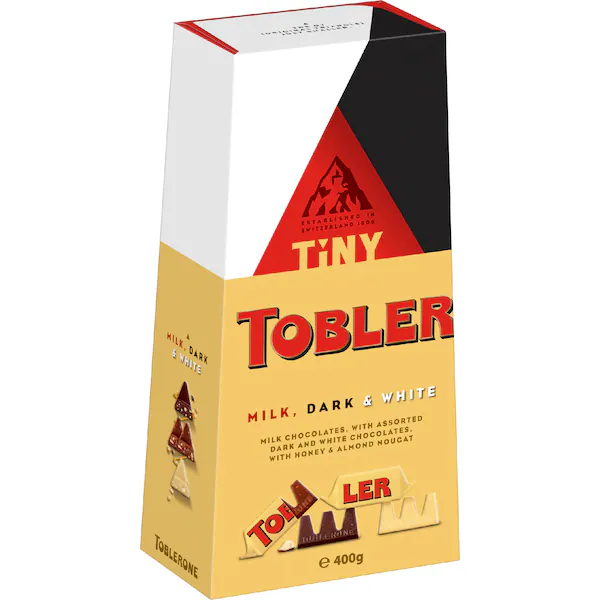 Toblerone Tiny Milk, Dark & White Chocolate Gift Box 400g