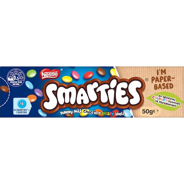 Nestle Smarties Milk Choc Box 50g