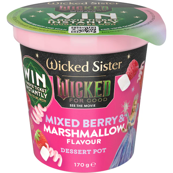 Wicked Sister Mixed Berry & Marshmallow Dessert Pot 170g