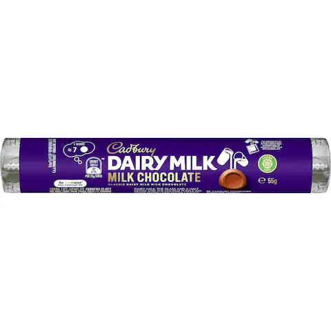 Cadbury Dairy Milk Chocolate Bar Roll 55g