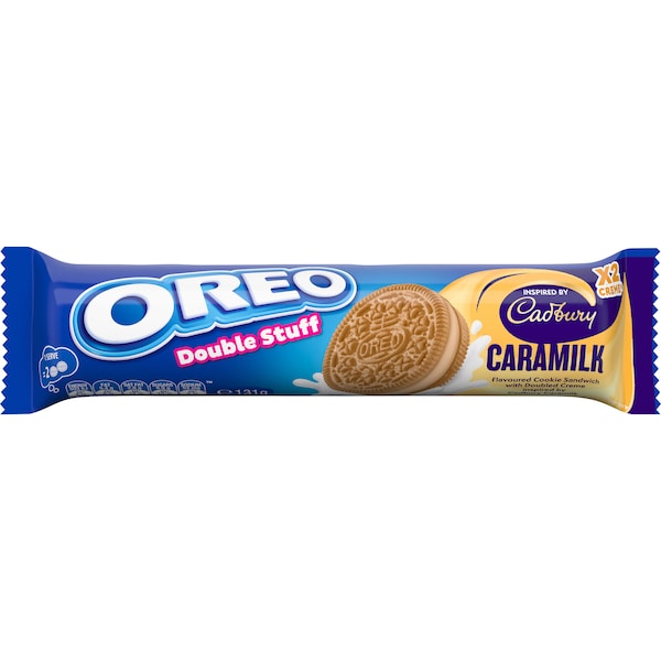 Oreo Double Stuff Cadbury Caramilk Cookies 131g