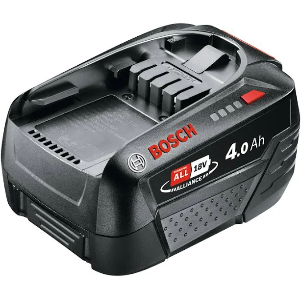 Bosch Home &amp; Garden 18V 4.0 Ah Replacement Lithium-Ion Battery PBA, Compatible with Tools from the Green DIY POWER FOR ALL 18V System