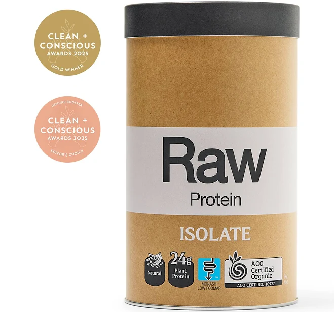 Amazonia Raw Protein Isolate Natural Flavour – Ethically Sourced, Low FODMAP, Organic Plant-Based Protein for Muscle Recovery and Nutrition, 1kg