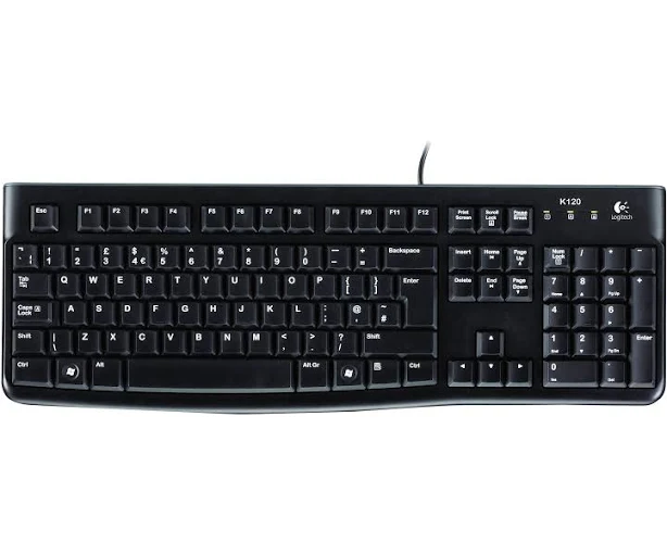 Logitech Corded Mouse & Keyboard MK120