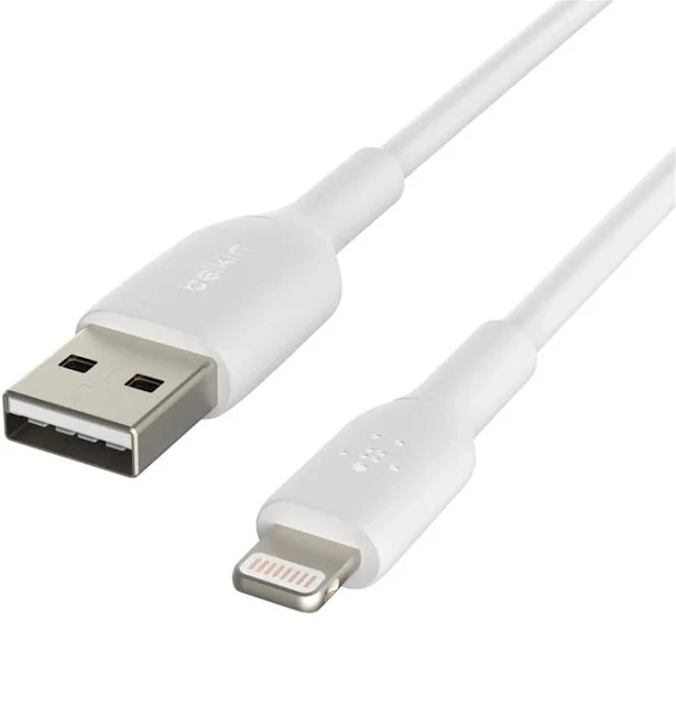 Belkin BoostUp Charge Lightning to USB-A 2m Cable (White)