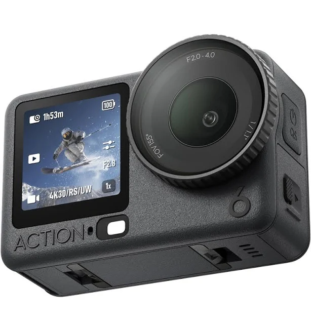 DJI Osmo Action 6 Enhanced Combo, Action Camera with 1/1.1″ Square Sensor, Variable Aperture of f/2.0–f/4.0, Extended Battery Life with 2 Batteries, Action Camera 8K for Extended Outdoor Filming