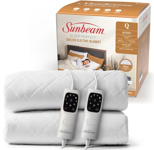 Sunbeam Sleep Perfect Quilted Antibacterial Queen