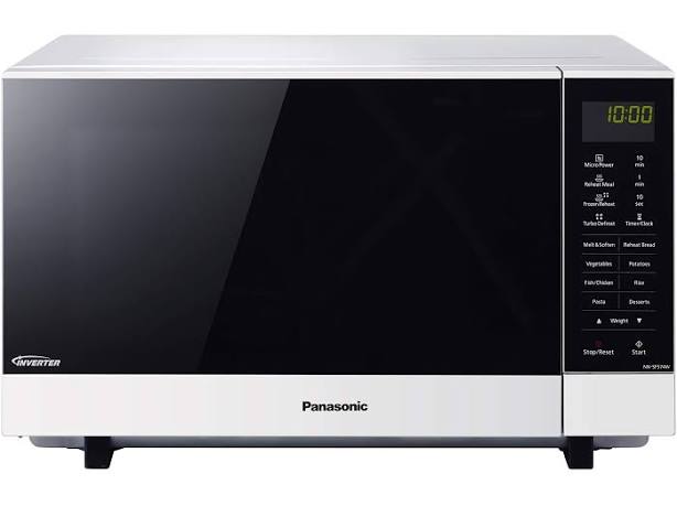 Panasonic 27L 1000W Flatbed Inverter Microwave White