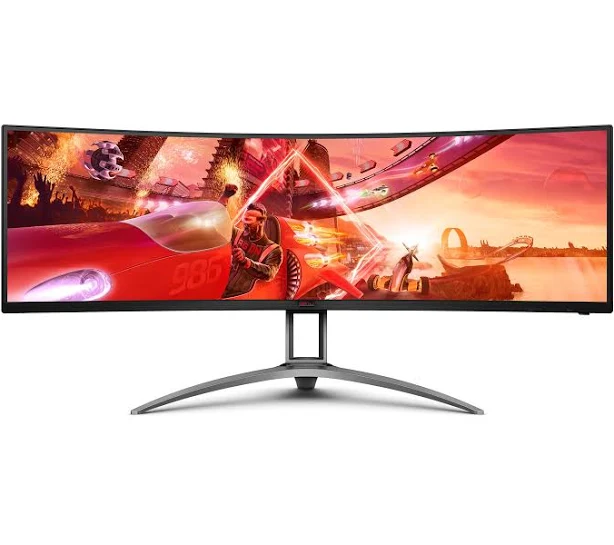 AOC Agon AC493UCX2 49'' 5K 1ms 165Hz Curved VA Gaming Monitor, Black (AG493UCX2)