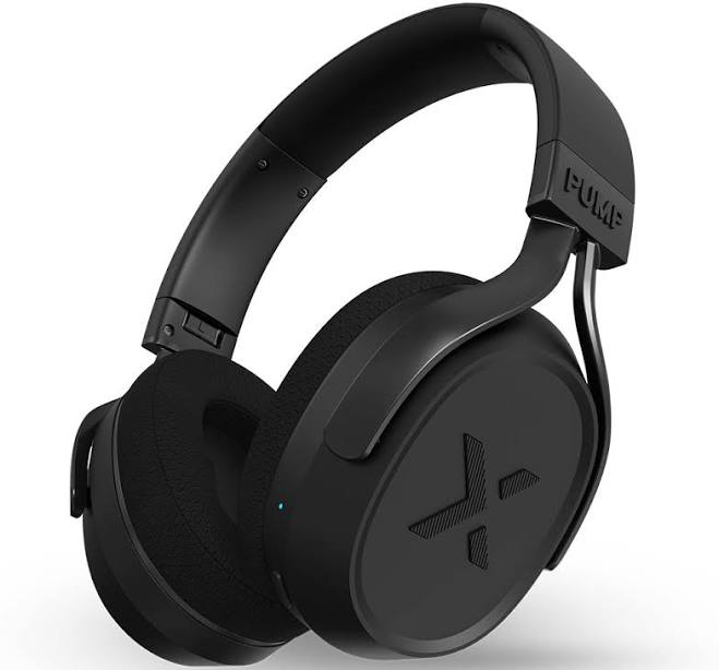 BlueAnt PumpX Gym ANC Over-Ear Headphones (Black/Gold)