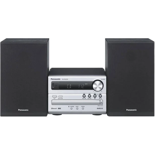 Panasonic 80W CD Micro Audio System with Bluetooth