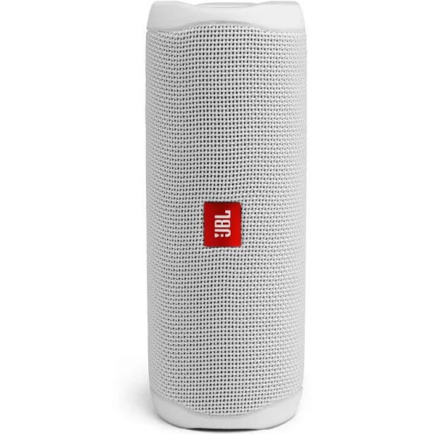 JBL Flip 5 Portable Waterproof Bluetooth Speaker, White