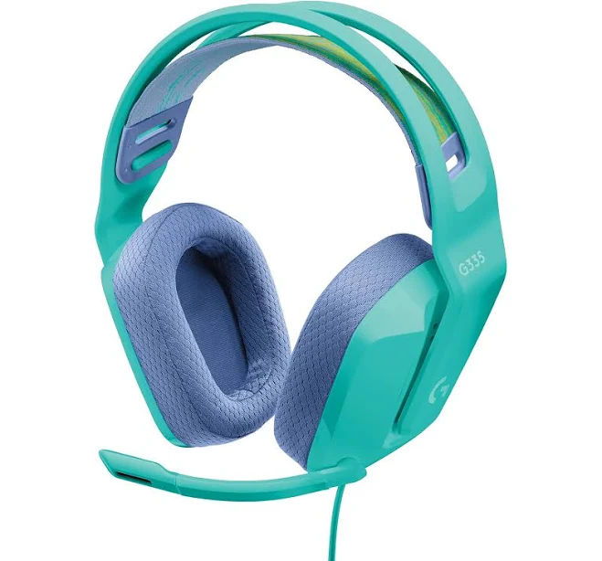 Logitech G335 Wired Gaming Headset (Mint)