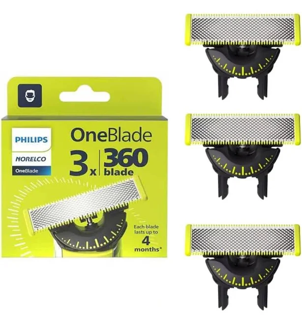 Philips OneBlade 360 Replacement Blade 3 Pack