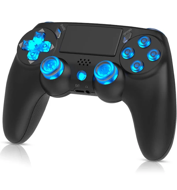 Playmax Wireless RGB Controller for PS4 / PC (Black)