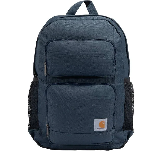 Carhartt Unisex 27L SingleCompartment Backpack Durable Pack with Laptop Sleeve and Duravax Abrasion Resistant Base, Navy