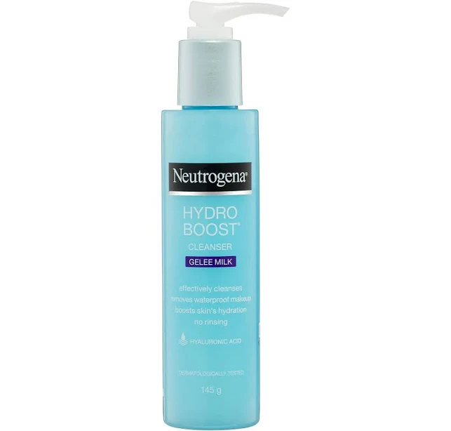 Neutrogena Hydro Boost Hyaluronic Acid Face Cleanser Gelee Milk 145g