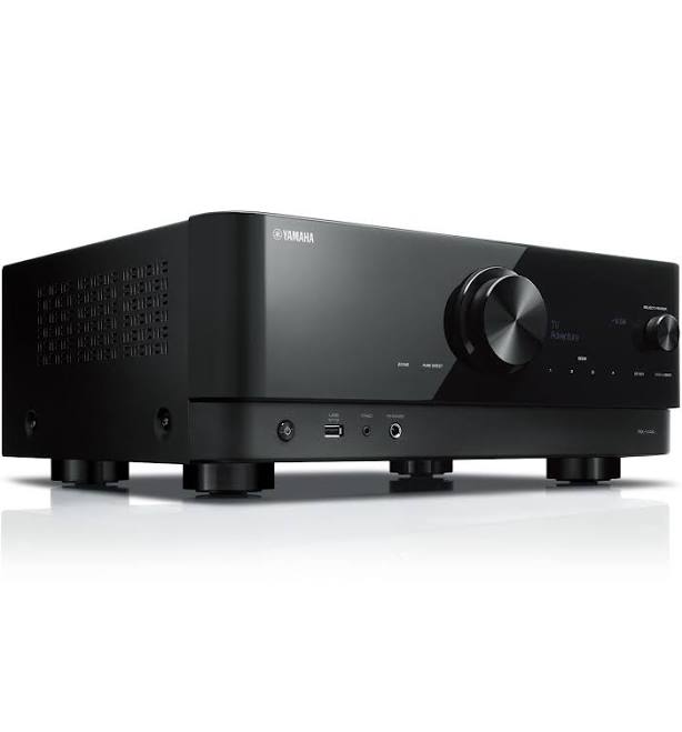 Yamaha RX-V4A 5.2-Channel AV Receiver with Wi-Fi, Bluetooth, MusicCast and Alexa Compatibility, Black