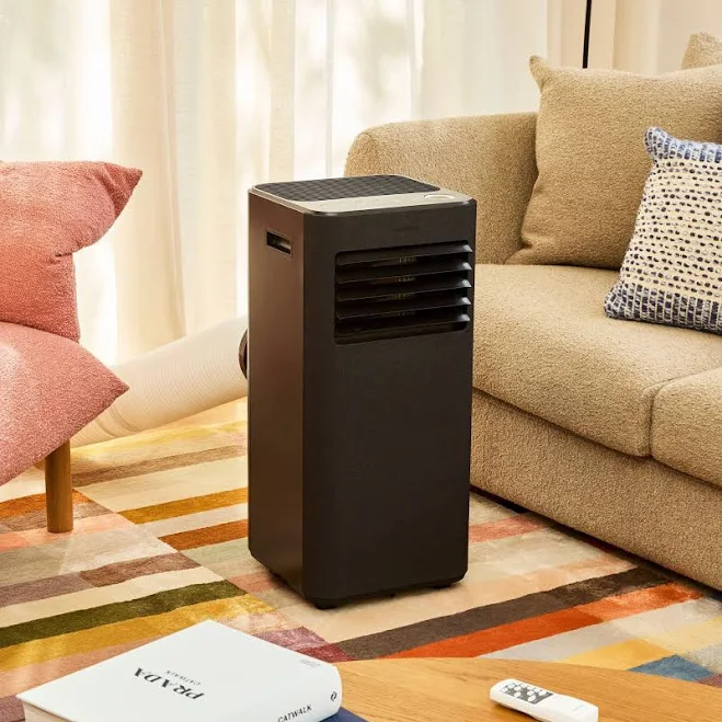 Ausclimate 2.05kW Smart Compact Portable AC, Charcoal Black