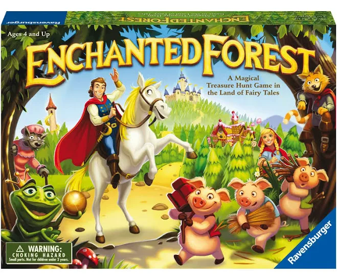 Ravensburger - Enchanted Forest Board Game, Classic Family Strategy Adventure Game for Kids and Family Game Night, Ages 4+