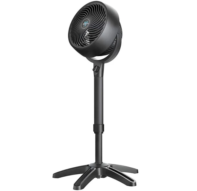 Vornado 683 Medium Pedestal Air Circulator – Whole-Room Vortex Fan with 3-Speed Controls, Adjustable Height &amp; Quiet Multi-Direction Airflow – Ideal for Bedrooms, Living Rooms &amp; Medium Spaces