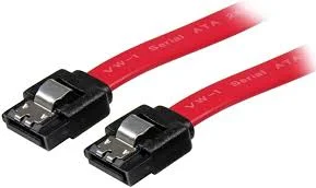 StarTech.com LSATA6 6-Inch Latching SATA Cable, Red