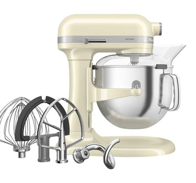 KitchenAid 6.6L Bowl Lift Stand Mixer Almond Cream