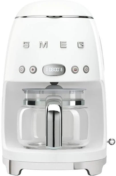 Smeg Retro Drip Filter Coffee Machine - White