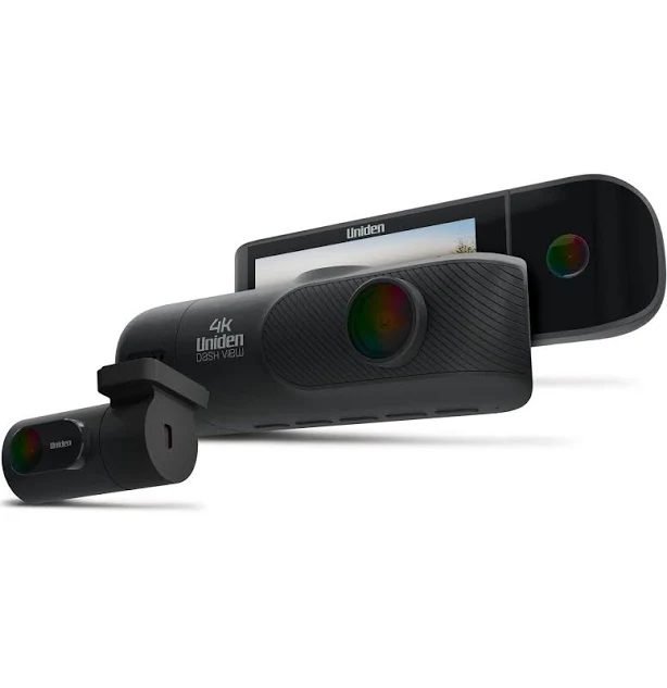Uniden DASHVIEW40R 2.85'' LCD Screen 4K 3 In 1 Dash Camera